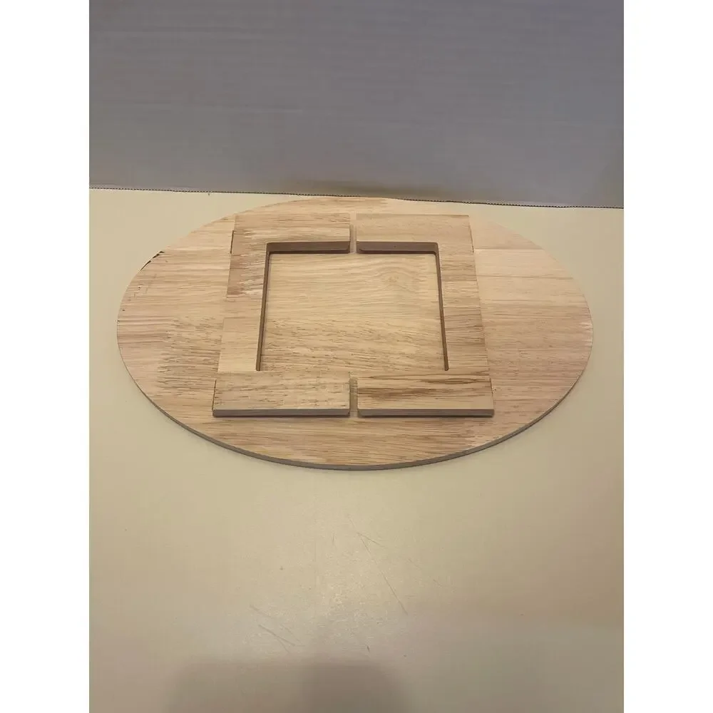 Target Dollar Spot 2022 Wooden Folding Tray and Paper Towel Caddy